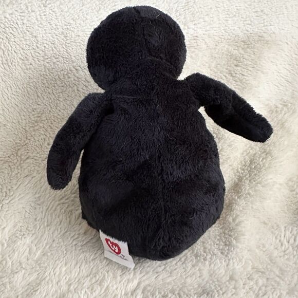 Ty Beanie Babies Pluffies Waddles the Penguin Plush Toy Black White 2006 - Picture 3 of 6